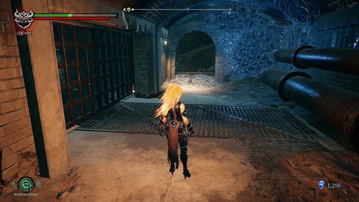 Here you will find the Angelic Artefact - Nether part 2 | Darksiders 3 Walkthrough - Walkthrough - Darksiders 3 Guide