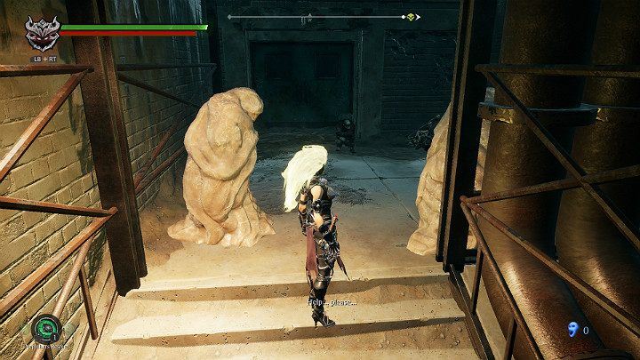 Once youve done all the work, climb up the stairs to save another man - Nether part 2 | Darksiders 3 Walkthrough - Walkthrough - Darksiders 3 Guide