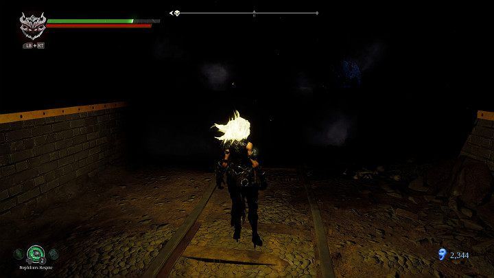 As soon as you reach the platforms, the room will be filled with impenetrable darkness - Nether part 2 | Darksiders 3 Walkthrough - Walkthrough - Darksiders 3 Guide