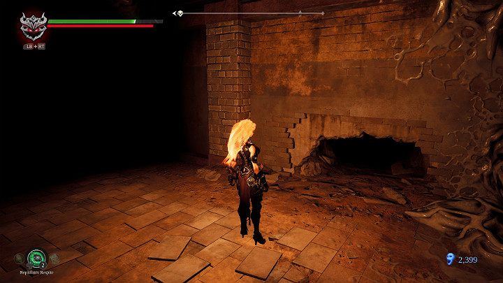 When visiting the metro station, pay attention to the two holes in the walls on the left, where you can find additional items - Nether part 2 | Darksiders 3 Walkthrough - Walkthrough - Darksiders 3 Guide