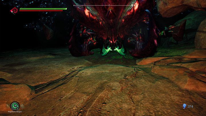 Exit the tunnel and lure your opponents, but dont get too far away from the wall opening - Nether part 2 | Darksiders 3 Walkthrough - Walkthrough - Darksiders 3 Guide