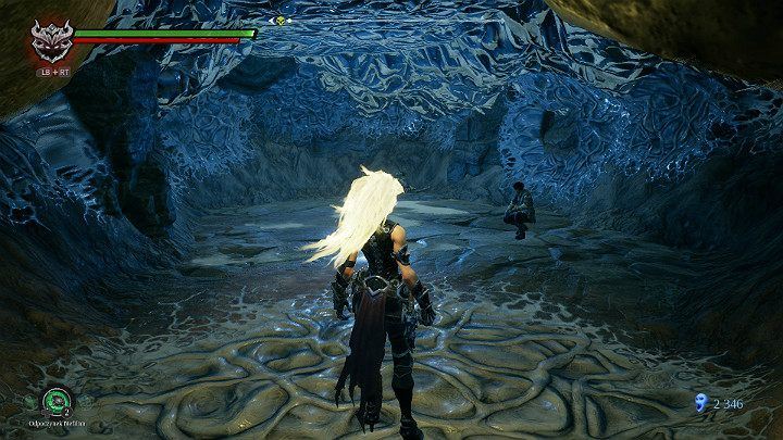 In a small cave, you will find another man to save and one additional object - Nether part 2 | Darksiders 3 Walkthrough - Walkthrough - Darksiders 3 Guide