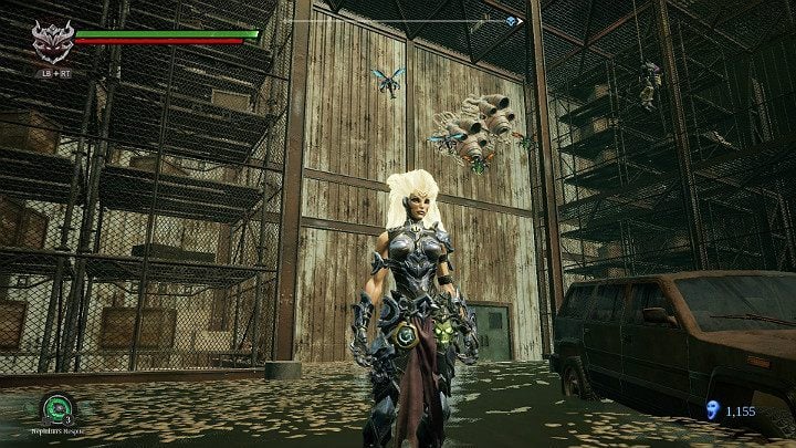 Inside youll find several flying opponents and one hanging enemy - Boneland | Darksiders 3 Walkthrough - Walkthrough - Darksiders 3 Guide