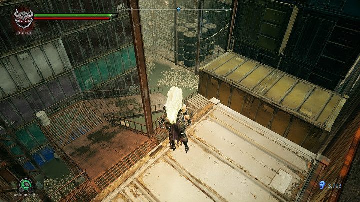 Jump all the way down, there are no opponents here - Boneland | Darksiders 3 Walkthrough - Walkthrough - Darksiders 3 Guide