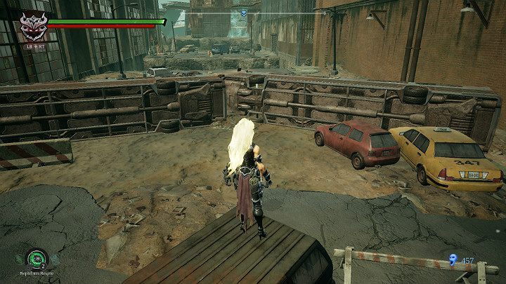 Jump through the barricade with buses - Festering pool | Darksiders 3 Walkthrough - Walkthrough - Darksiders 3 Guide