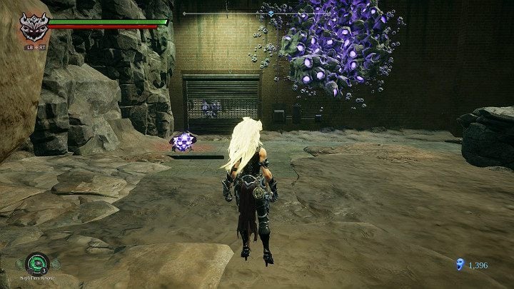 Bring the beetle to the substance and wait until it devours it - Festering pool | Darksiders 3 Walkthrough - Walkthrough - Darksiders 3 Guide