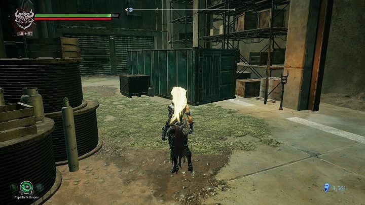 Behind the container youll find an item - Festering pool | Darksiders 3 Walkthrough - Walkthrough - Darksiders 3 Guide