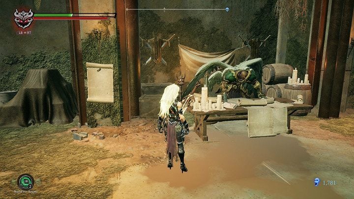 After winning the fight and a short cut-scene, youll receive a new weapon from Usiel - Salvation - Festering pool | Darksiders 3 Walkthrough - Walkthrough - Darksiders 3 Guide