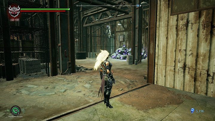 Knock down another opponent, collect an item and go outside - Hangmans tree | Darksiders 3 Walkthrough - Walkthrough - Darksiders 3 Guide