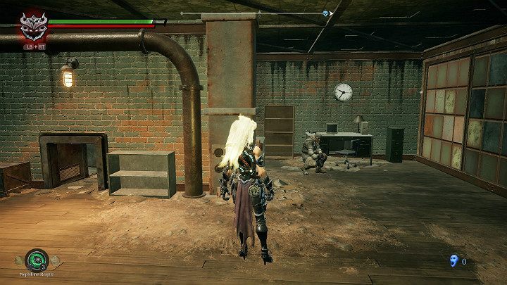 In a small room youll find another man to save - Mangled freeway | Darksiders 3 Walkthrough - Walkthrough - Darksiders 3 Guide