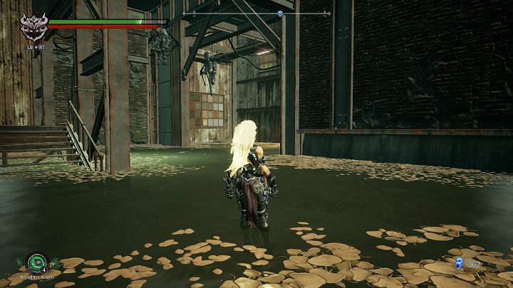 Pay attention to suspended opponents that you can knock down - Mangled freeway | Darksiders 3 Walkthrough - Walkthrough - Darksiders 3 Guide