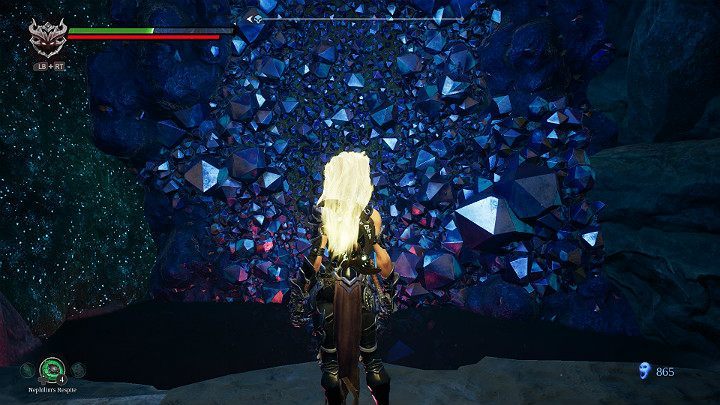 Use the essence of strength to stick to the wall and move all the way to the top - Forgotten Lake | Darksiders 3 Walkthrough - Walkthrough - Darksiders 3 Guide