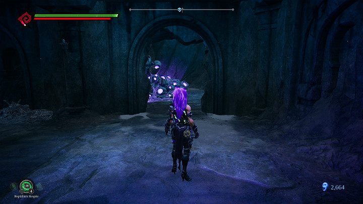 The way leading to the next puzzle is located right behind this wall - Forgotten Lake | Darksiders 3 Walkthrough - Walkthrough - Darksiders 3 Guide