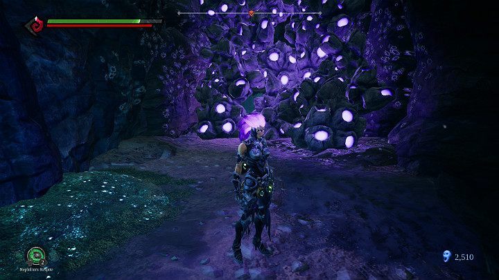 Use force hollow to smash the wall - Pipeline Exit | Darksiders 3 Walkthrough - Walkthrough - Darksiders 3 Guide