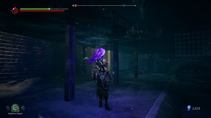 Begin with picking up the item on the bottom - Pipeline Exit | Darksiders 3 Walkthrough - Walkthrough - Darksiders 3 Guide