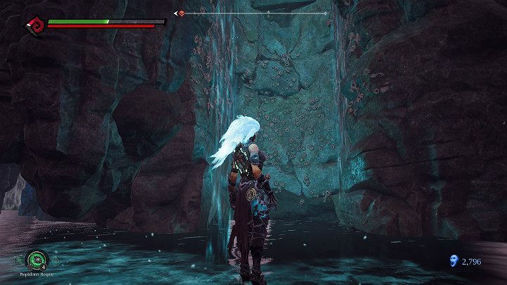 There is one more unexplored shaft in the underwater lake - Pipeline Exit | Darksiders 3 Walkthrough - Walkthrough - Darksiders 3 Guide