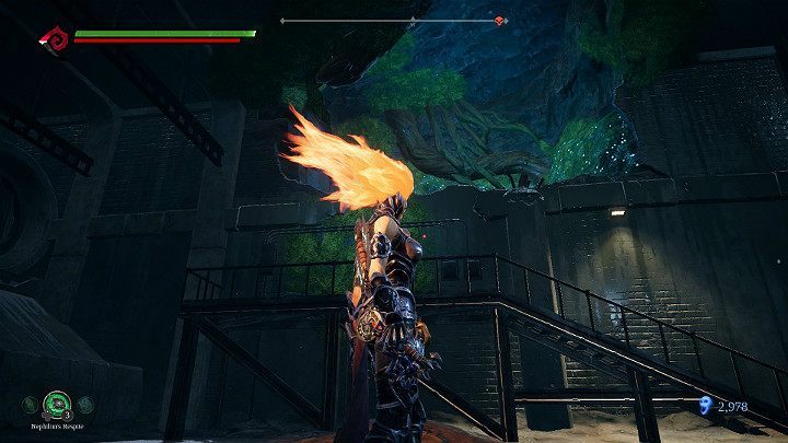 Next, go through the gap in the wall - Pipeline Exit | Darksiders 3 Walkthrough - Walkthrough - Darksiders 3 Guide