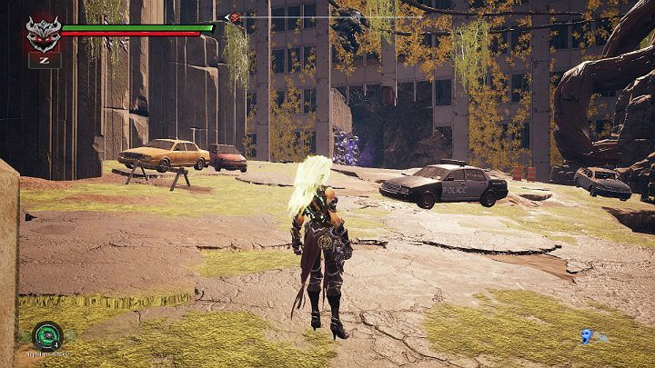 Go to the obstacle visible in the picture above and break it down with the Force Hollow - The way to The Scar | Darksiders 3 Walkthrough - Walkthrough - Darksiders 3 Guide