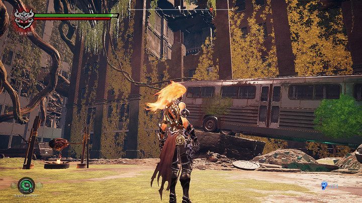 Next, go to the bus - The way to The Scar | Darksiders 3 Walkthrough - Walkthrough - Darksiders 3 Guide