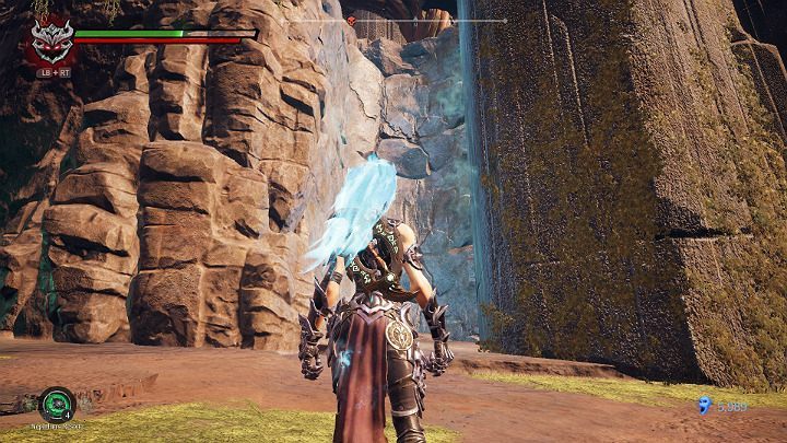 Go to the area shown in the picture above and use the Ice Hollow to support yourself at the top - The way to The Scar | Darksiders 3 Walkthrough - Walkthrough - Darksiders 3 Guide