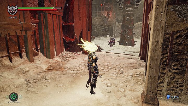 First, eliminate all enemies to focus on solving the puzzle - The Scar | Darksiders 3 Walkthrough - Walkthrough - Darksiders 3 Guide