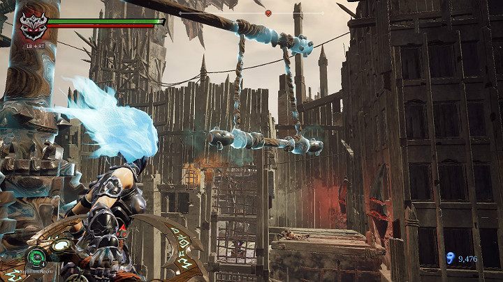 Now you have to hit the swivel wheel again - The Scar | Darksiders 3 Walkthrough - Walkthrough - Darksiders 3 Guide