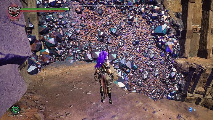 Follow the path behind the big drill - The Scar | Darksiders 3 Walkthrough - Walkthrough - Darksiders 3 Guide