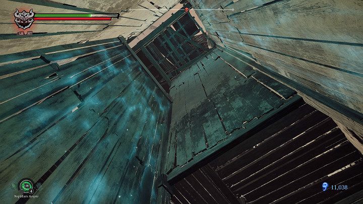 Collect the item and then using the freezing essence, climb up to the top - The Lowlands | Darksiders 3 Walkthrough - Walkthrough - Darksiders 3 Guide