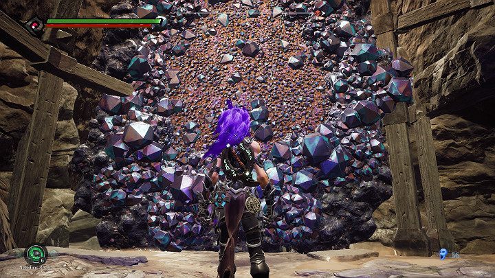 Go up to the wall and activate the Force Hollow to climb to the very top - The Lowlands | Darksiders 3 Walkthrough - Walkthrough - Darksiders 3 Guide