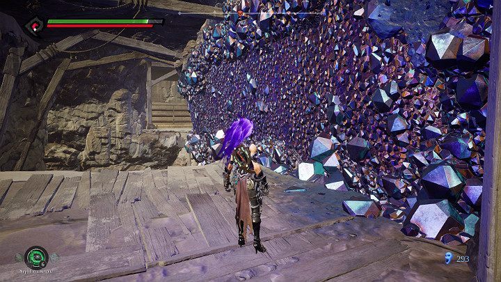 Activate the Force Hollow to roll over the wall - The Lowlands | Darksiders 3 Walkthrough - Walkthrough - Darksiders 3 Guide