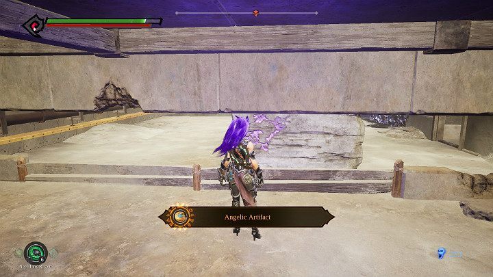 Collect the Artefact and then hit the boulder - The Lowlands | Darksiders 3 Walkthrough - Walkthrough - Darksiders 3 Guide