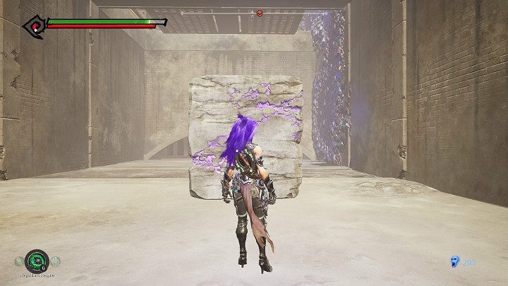 Go downstairs and push the boulder further - The Lowlands | Darksiders 3 Walkthrough - Walkthrough - Darksiders 3 Guide