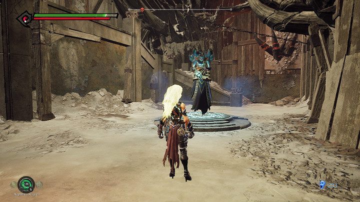 As usual, first deal with Vulgrim, upgrade your equipment and give away Attribute points - The Lowlands | Darksiders 3 Walkthrough - Walkthrough - Darksiders 3 Guide