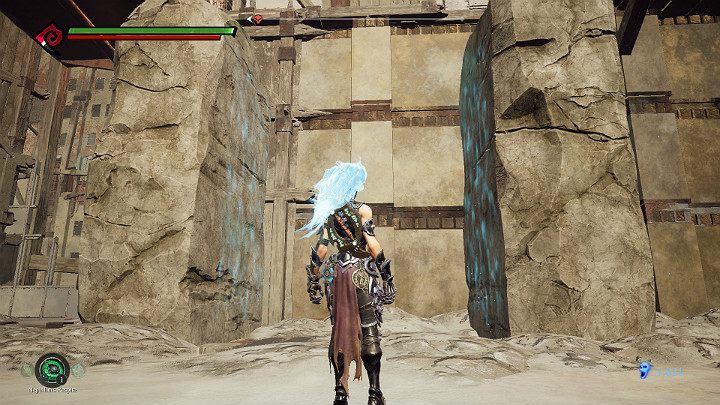 Now you have to bounce back from the blocks to jump to the top - The Lowlands | Darksiders 3 Walkthrough - Walkthrough - Darksiders 3 Guide