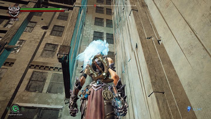 Hop on the wall to the top and get ready to fight with the Chosen One - The Lowlands | Darksiders 3 Walkthrough - Walkthrough - Darksiders 3 Guide