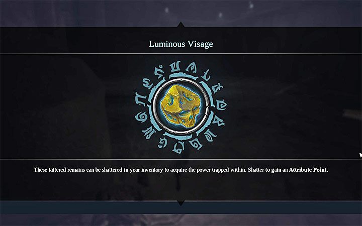 A less obvious way to get attribute points is to search for Luminous Visage artifacts - How to earn attribute points in Darksiders 3? - FAQ - Darksiders 3 Guide