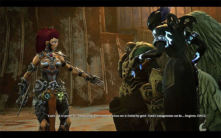 The encounter against Desire is unique, as in the second part of the battle, Archangel Usiel appears - Darksiders 3 Guide