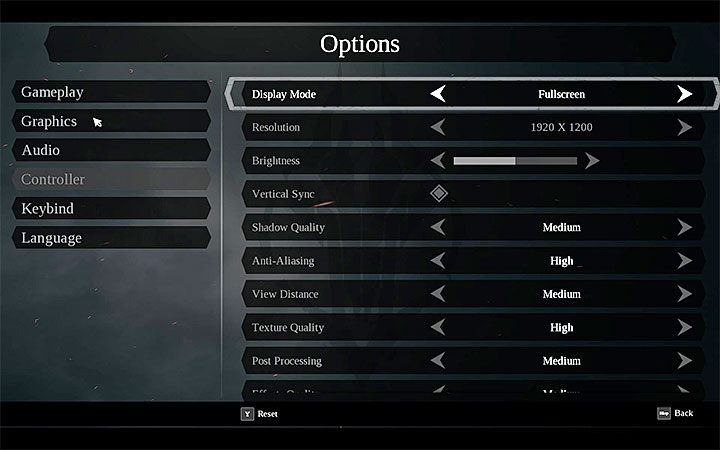 If you play the PC version, you can change the graphics settings - Darksiders 3 - system requirements - Appendix - Darksiders 3 Guide