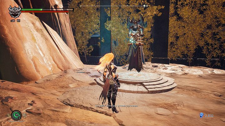 Youll meet Vulgrim and activate next respawn point - North End | Darksiders 3 Walkthrough - Walkthrough - Darksiders 3 Guide