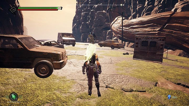 In front of you, there is an electric gargoyle - a new type of opponent - North End | Darksiders 3 Walkthrough - Walkthrough - Darksiders 3 Guide