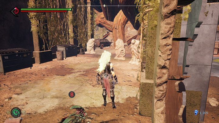 Return to the building and follow the passage on the right - North End | Darksiders 3 Walkthrough - Walkthrough - Darksiders 3 Guide