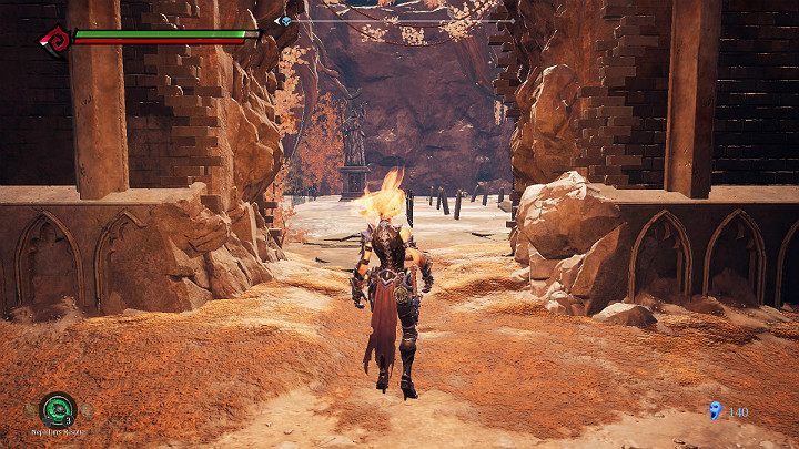 Go through a hole in the wall - South End | Darksiders 3 Walkthrough - Walkthrough - Darksiders 3 Guide