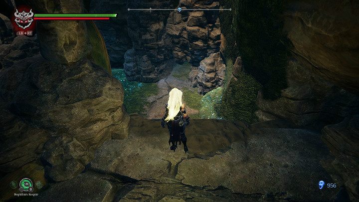 Jump down to go to the new location - South End | Darksiders 3 Walkthrough - Walkthrough - Darksiders 3 Guide