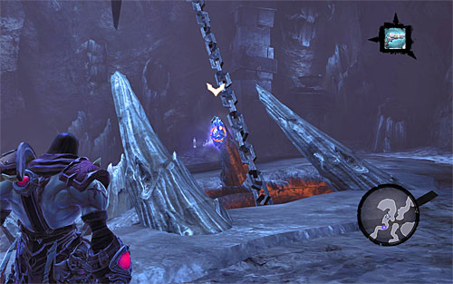 1) You can find the stone in one of the first caverns of Boneriven, which you can access by taking one of two paths, and in which you need to use shadowbombs - Mystic Stonebites locations - The Kingdom of the Dead - Sticks and Stones - Darksiders II - Game Guide and Walkthrough