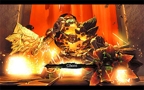 The Construct you're looking for is Ghorn, and to get to him you have to go through the whole [Scar] - The Spark of Life - Small quests - Darksiders II - Game Guide and Walkthrough