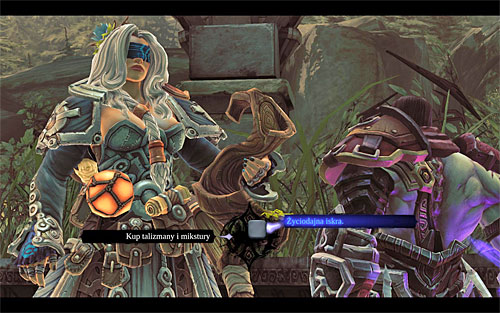 After eliminating Ghorn, make sure to explore the whole dungeon before going back to [Tri-Stone] to talk to Muria - The Spark of Life - Small quests - Darksiders II - Game Guide and Walkthrough