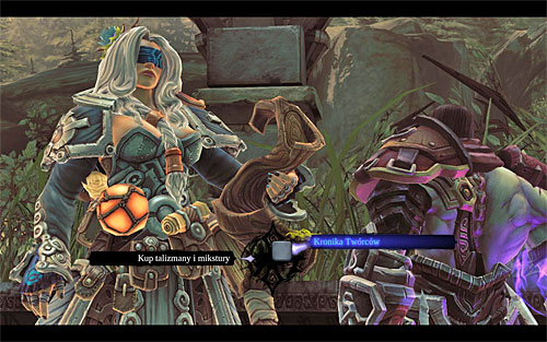 Open the world map and travel to [Tri-Stone] - Makers Chronicle - Small quests - Darksiders II - Game Guide and Walkthrough