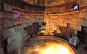 1) Grab onto the left edge and jump over to the other - The Scar - Reaching the central area of the dungeon - Additional Locations - Darksiders II - Game Guide and Walkthrough