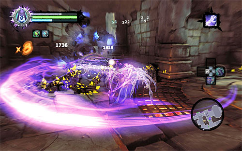 Get ready to teach a lesson to a group of Tainted Construct Warriors - The Scar - Obtaining the Skeleton Key - Additional Locations - Darksiders II - Game Guide and Walkthrough