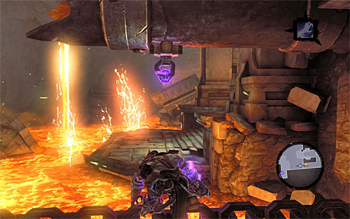 Jump on the chain and move forward - The Scar - Obtaining the Skeleton Key - Additional Locations - Darksiders II - Game Guide and Walkthrough